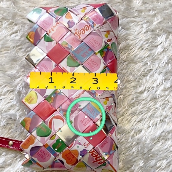 Nahui Ollin Sweethearts Wrapper Wristlet - Picture 5 of 6